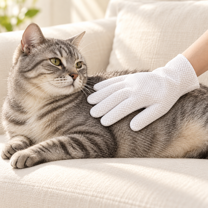 Disposable Pet Cleaning Glove Wipes – 6 Wipes per Pack